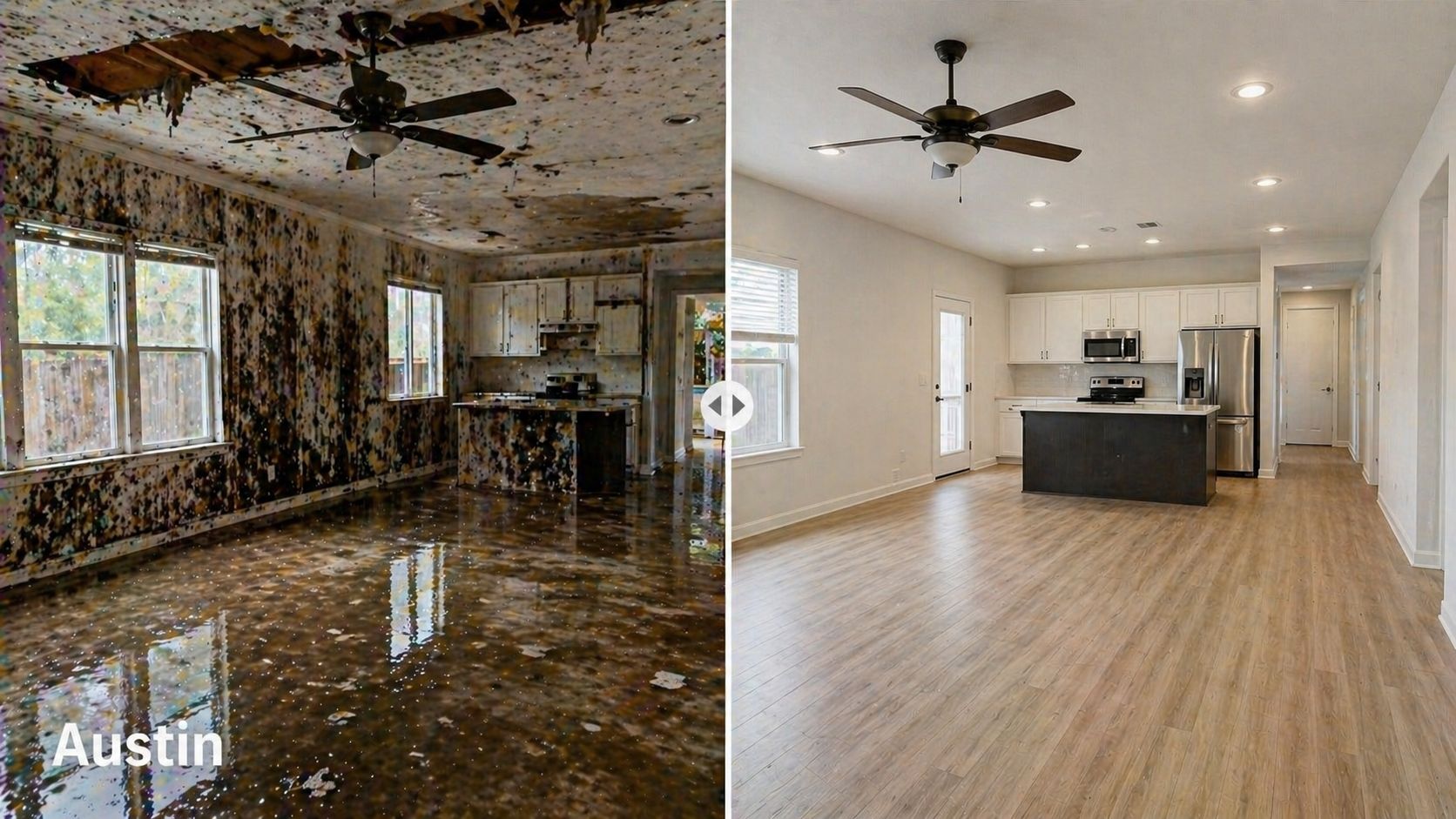 Austin water damage